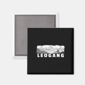 Aimant Leogang Autriche VTT Vélo  (Recto/Verso)