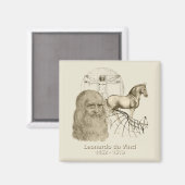 Aimant Léonard de Vinci (Recto/Verso)