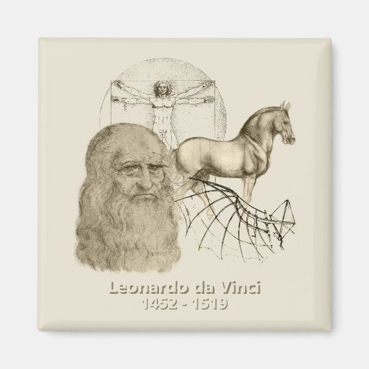Aimant Léonard de Vinci (Devant)