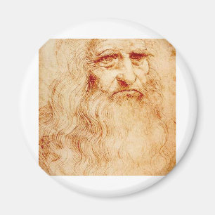 Aimant Leonardo da Vinci, autoportrait prétendu