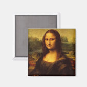 Aimant Leonardo Da Vinci Mona Lisa Peinture d'Art (Recto/Verso)