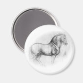 Aimant Leonardo DaVinci Horse (Recto/Verso)