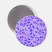 Aimant Leopard bleu (Recto/Verso)