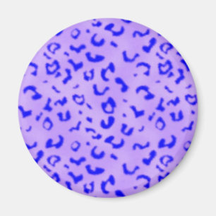 Aimant Leopard bleu