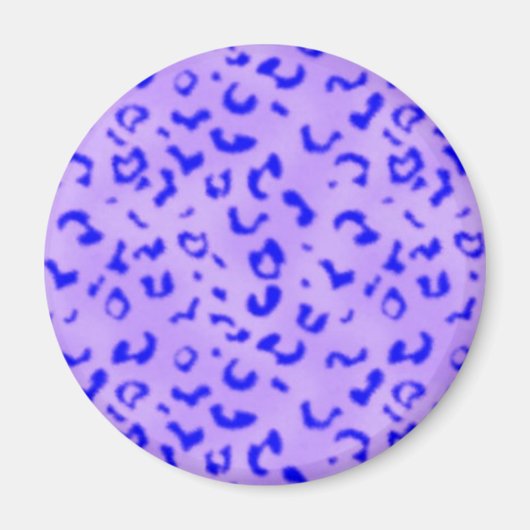 Aimant Leopard bleu (Devant)