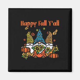 Aimant Leopard Gnomes Happy Fall Yall Thanksgiving Men Ww
