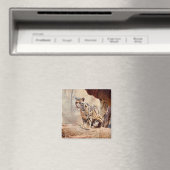 Aimant léopard nébuleux image nature faune exotique (In Situ (Lave-vaisselle))