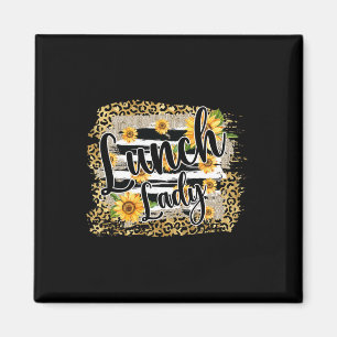 Aimant Léopard Tournesol Déjeuner Lady Premier Jour Retou