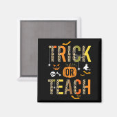 Aimant Leopard Trick Ou Enseigner L'École D'Halloween Aut (Recto/Verso)