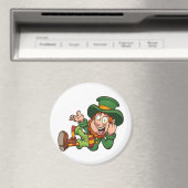 Aimant leprechaun allongé dessin animé (In Situ (Lave-vaisselle))