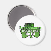 Aimant Leprechauns Me Faire Le Faire Magnat (Recto/Verso)