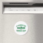 Aimant L'équipe de boisson de la Saint-Patrick (In Situ (Lave-vaisselle))