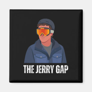 Aimant L'équipe de l'humour de montagne de Jerry Gap Skis