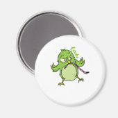 Aimant Lerche Schlaftyp Frühaufsteher Vogel fängt Wurm (Recto/Verso)