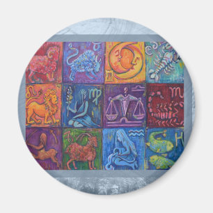 Aimant Les 12 signes du Zodiaque