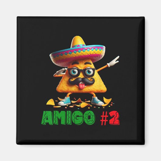 Aimant Les 3 Amigos Cinco De Mayo Amigo #2 Group Ma (Devant)