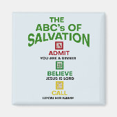Aimant Les ABC du salut (Devant)
