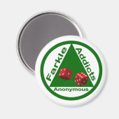 Aimant Les accros du farkle Anonymous (Recto/Verso)