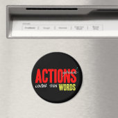 Aimant Les actions parlent plus fort (In Situ (Lave-vaisselle))