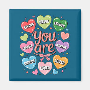Aimant Les affirmations positives sont un amour fort et c