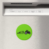 Aimant Les agriculteurs Évolution de l'agriculture Tracte (In Situ (Lave-vaisselle))