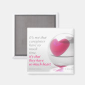 Aimant Les aidants naturels ont tellement de coeur (Recto/Verso)