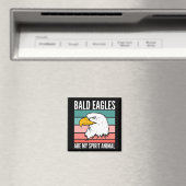 Aimant Les Aigles Baltes Sont Mon Esprit Animal (In Situ (Lave-vaisselle))