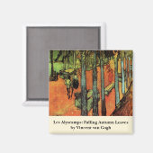 Aimant Les Alyscamps, Feuilles d'automne de Vincent van G (Recto/Verso)