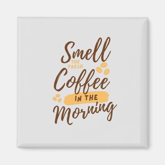 Aimant Les amateurs de café tous les jours (Devant)
