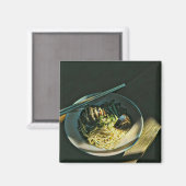 Aimant Les amateurs de gastronomie japonaise (Recto/Verso)