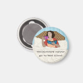 Aimant Les amateurs de livres n'iront jamais seul au lit (Recto/Verso)