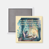 Aimant Les amateurs de livres sont maîtres du multitâche (Recto/Verso)