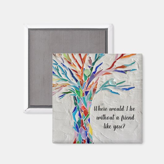 Aimant Les amis de l'arbre de vie (Recto/Verso)