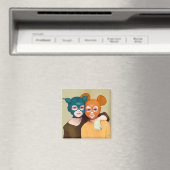 Aimant Les amis de Yip (In Situ (Lave-vaisselle))