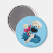 Aimant Les amis du camion gastronomique de Cookie Monster (Recto/Verso)