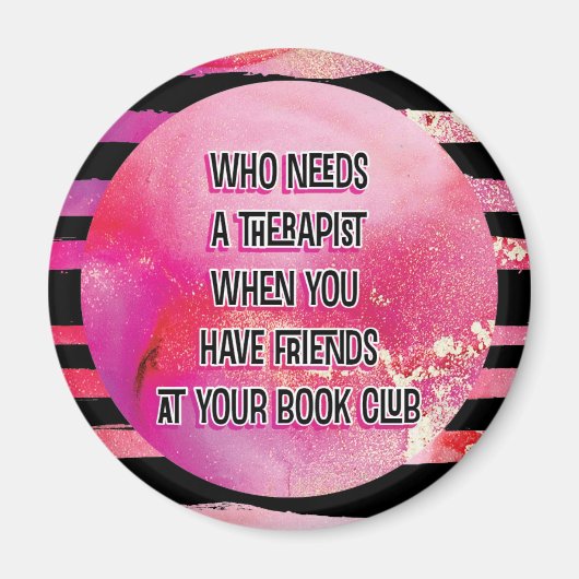 Aimant Les Amis Roses Du Club Du Livre (Devant)