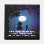 Aimant Les amis sont comme les étoiles (Devant)