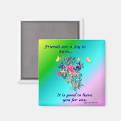 Aimant Les amis sont une joie (Recto/Verso)