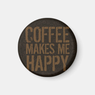 Aimant Les Amoureux du Café Me Rendent Heureux