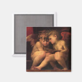 Aimant Les anges de Madonna Enthroné par Fiorentino (Recto/Verso)