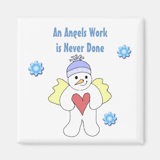 Aimant Les Anges De Neige Sont Toujours Occupés (Devant)