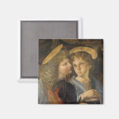 Aimant Les Anges du Baptême du Christ de Léonard de Vinci (Recto/Verso)
