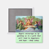 Aimant Les anges encouragent l'aimant (Recto/Verso)