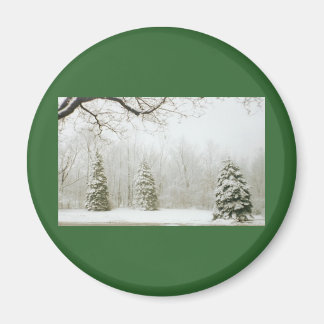 Aimant Les arbres d'hiver