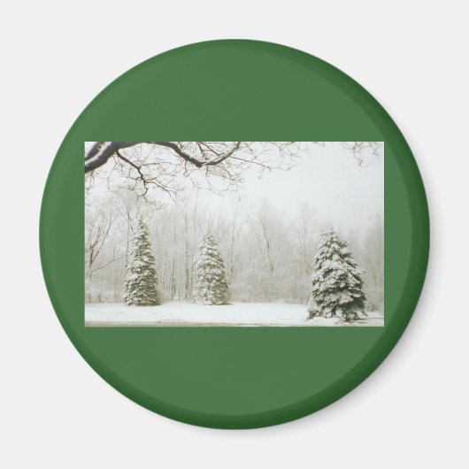 Aimant Les arbres d'hiver (Devant)