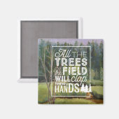 Aimant Les arbres du champ applaudissent leurs mains—Aspe (Recto/Verso)