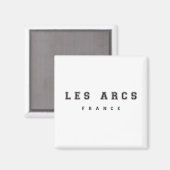 Aimant Les Arcs France (Recto/Verso)