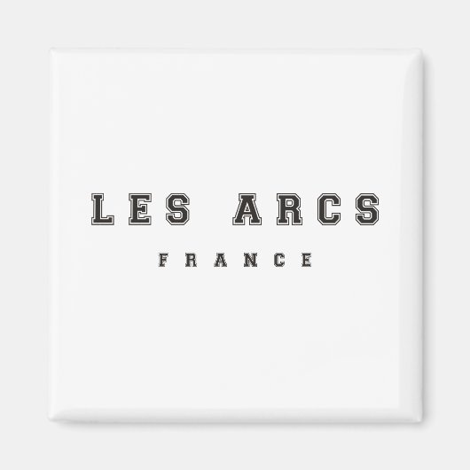 Aimant Les Arcs France (Devant)