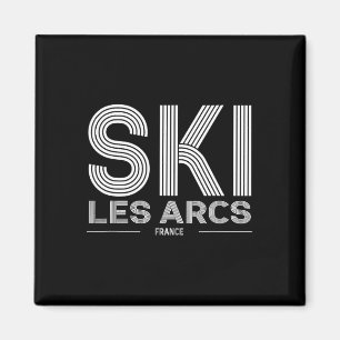 Aimant Les Arcs Station de ski France Alpes Mot de passe