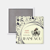 Aimant Les Aristochats Noirs - passion française (Recto/Verso)